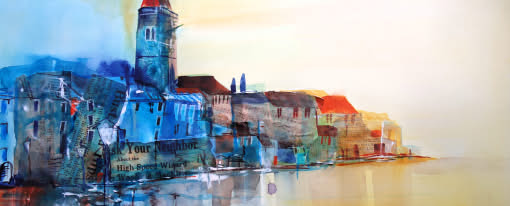 Aquarell & Collage